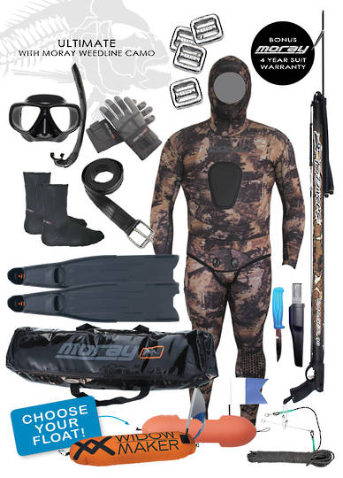 Ultimate Spearfishing Package | Weedline Camo